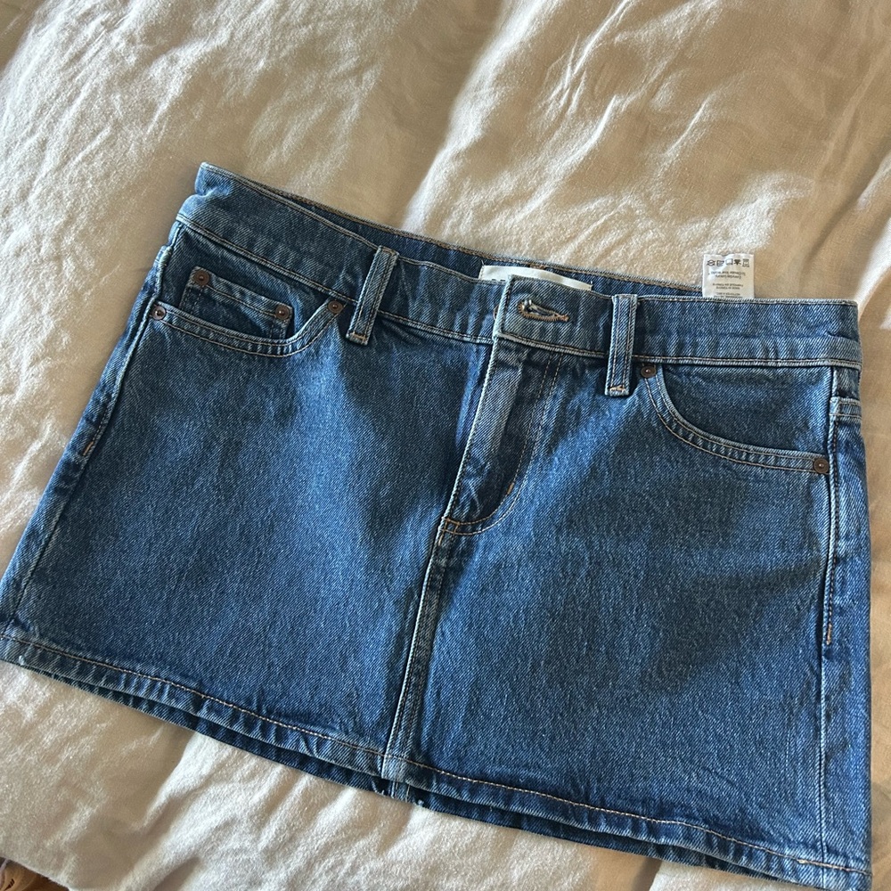 Denim Forum mini Skirt